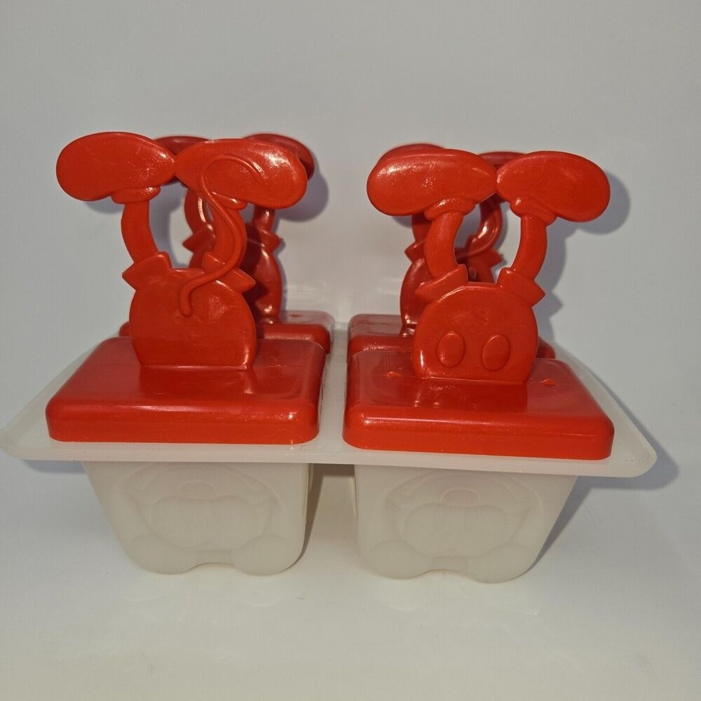 Mickey Mouse Vintage Popsicle Mold Cookie Cutter Sandwich Press Lot of 5 Disney - Picture 14 of 16